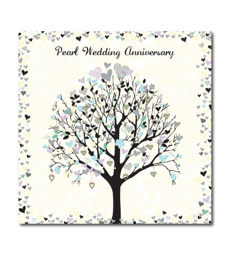 Pearl 30th Anniversary Card