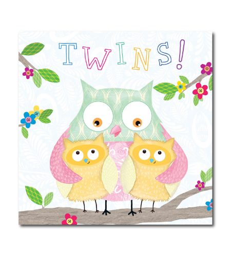 Birth of Twins Card