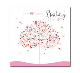 One I Love Birthday Card