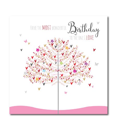 One I Love Birthday Card