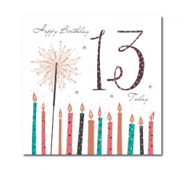 13th Birthday Card