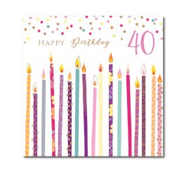 40th Birthday Card