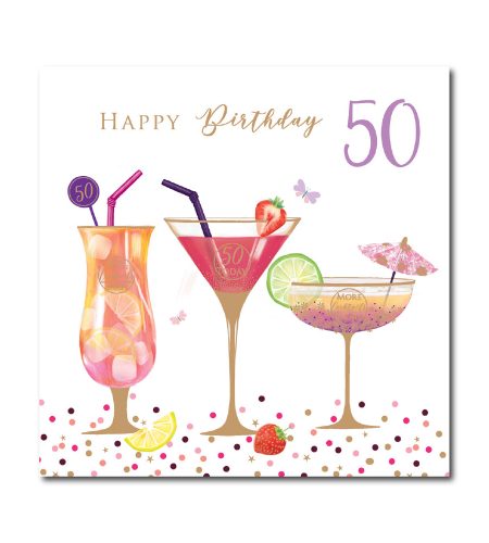 50th Birthday Card