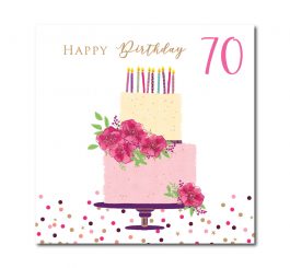 70th Birthday Card