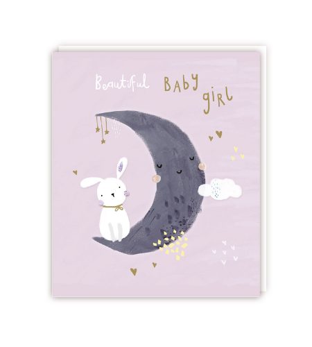 Baby Girl Birth Card