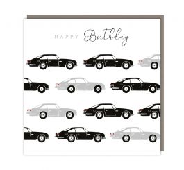 Cool Cars Birthday Card