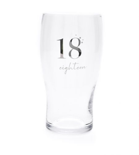 Pint Glass - 18th Birthday