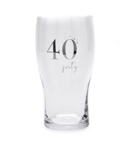 Pint Glass - 40th Birthday
