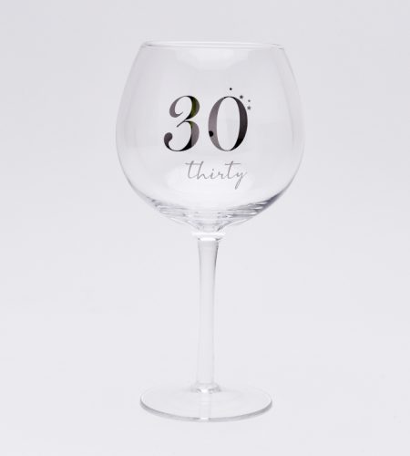 Gin Glass - 30th Birthday