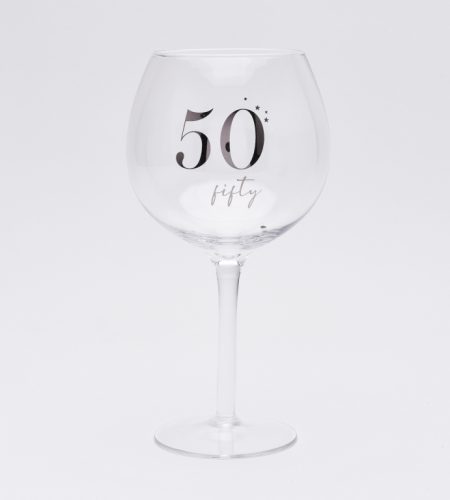 Gin Glass - 50th Birthday