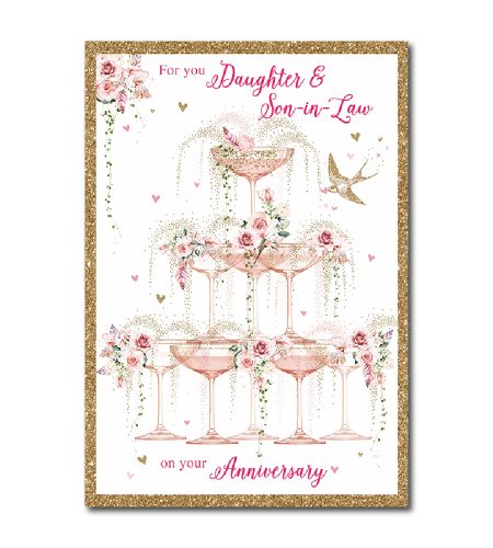 Daughter & Son In Law Anniversary Card