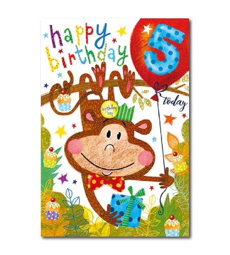 5th Birthday Card
