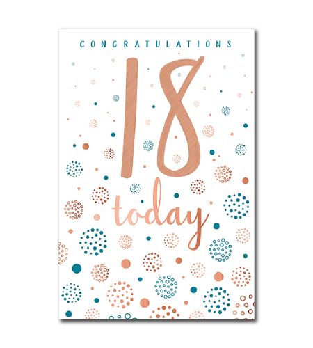 18th Birthday Card