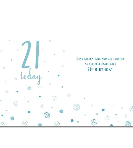 21st Birthday Card - Image 2