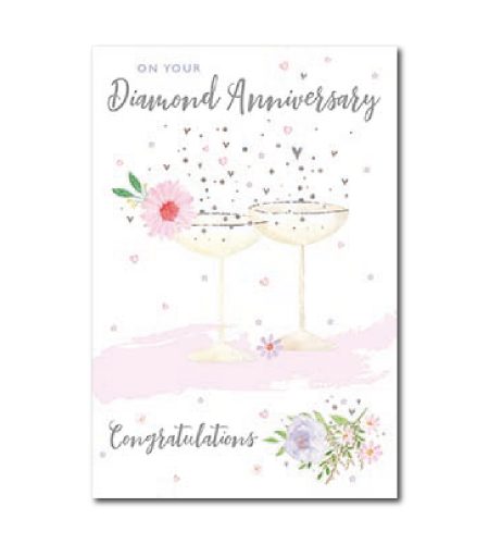 Diamond 60th Anniversary Card