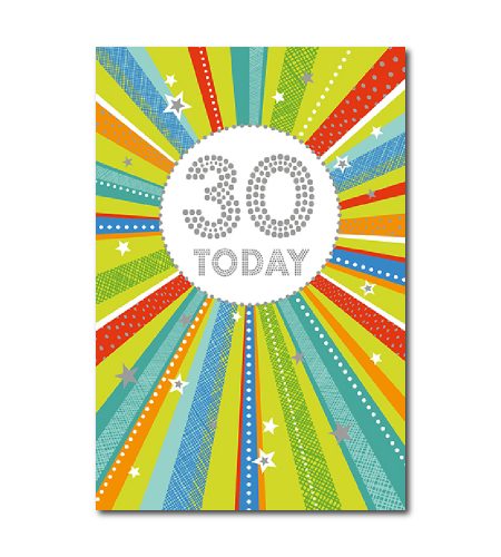 30th Birthday Card