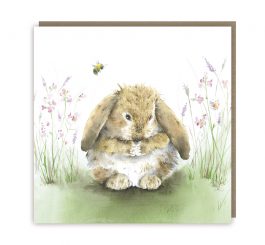 Honey Bunny Blank Card