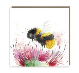 Thistle & Bee Blank Card