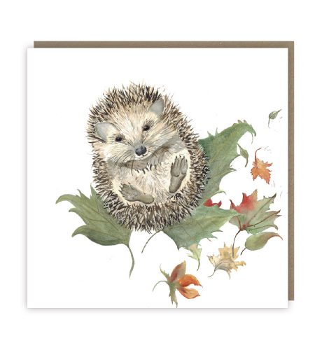 Hedgehog Blank Card