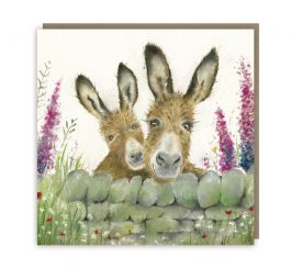 Donkeys Blank Card