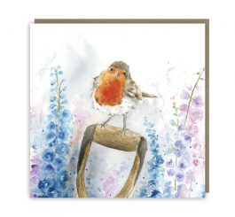 Rosey Robin Blank Card