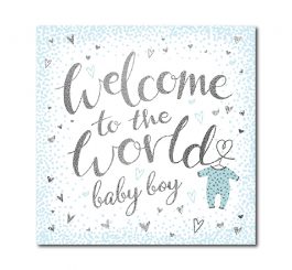 Baby Boy Birth Card