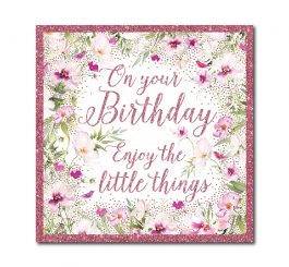 Glitter Birthday Card