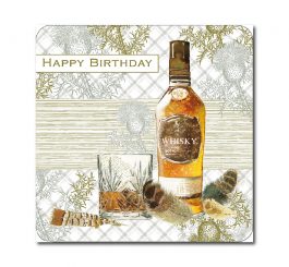 Whiskey Birthday Card