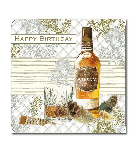 Whiskey Birthday Card
