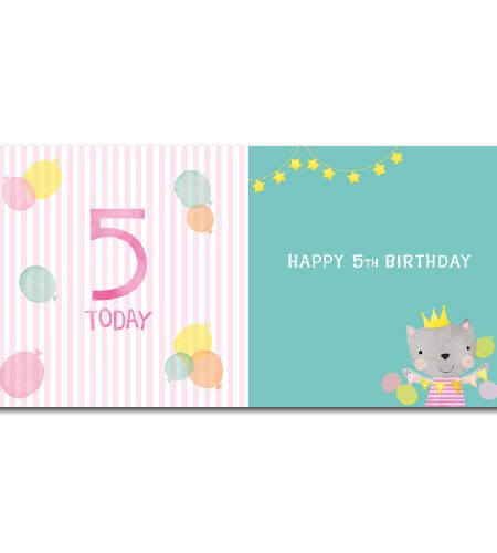 5th Birthday Card - Image 2
