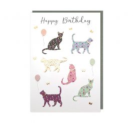 Cute Cats Birthday Card