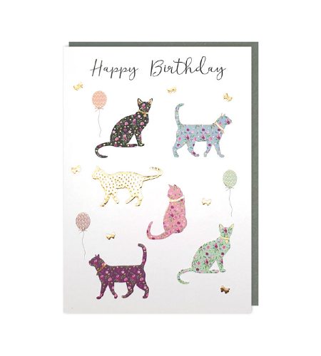 Cute Cats Birthday Card