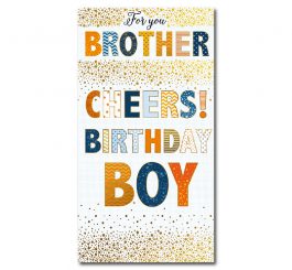 Brother Birthday Card