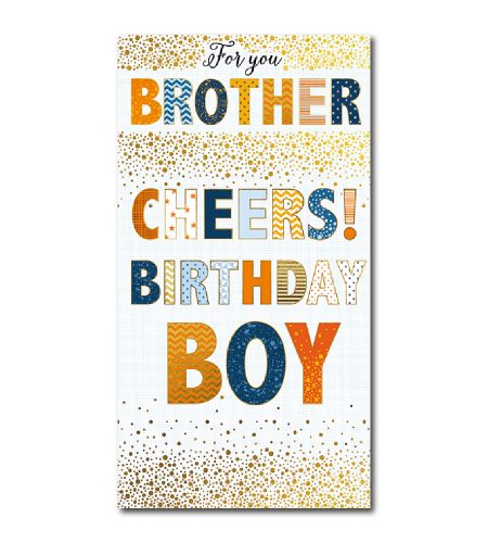 Brother Birthday Card