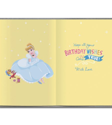 3rd Birthday Granddaughter Cinderella Card - Image 2