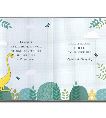 5th Birthday Grandson Card - Image 2
