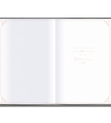 40th Birthday Sister Card - Image 2