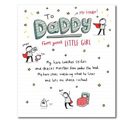 Daddy From Daughter Father's Day Card