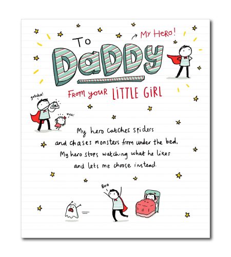 Daddy From Daughter Father's Day Card