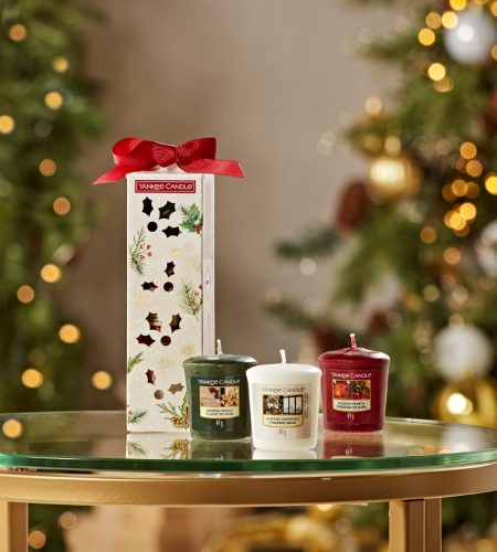 Yankee Candle 3 Votives Christmas Gift Set